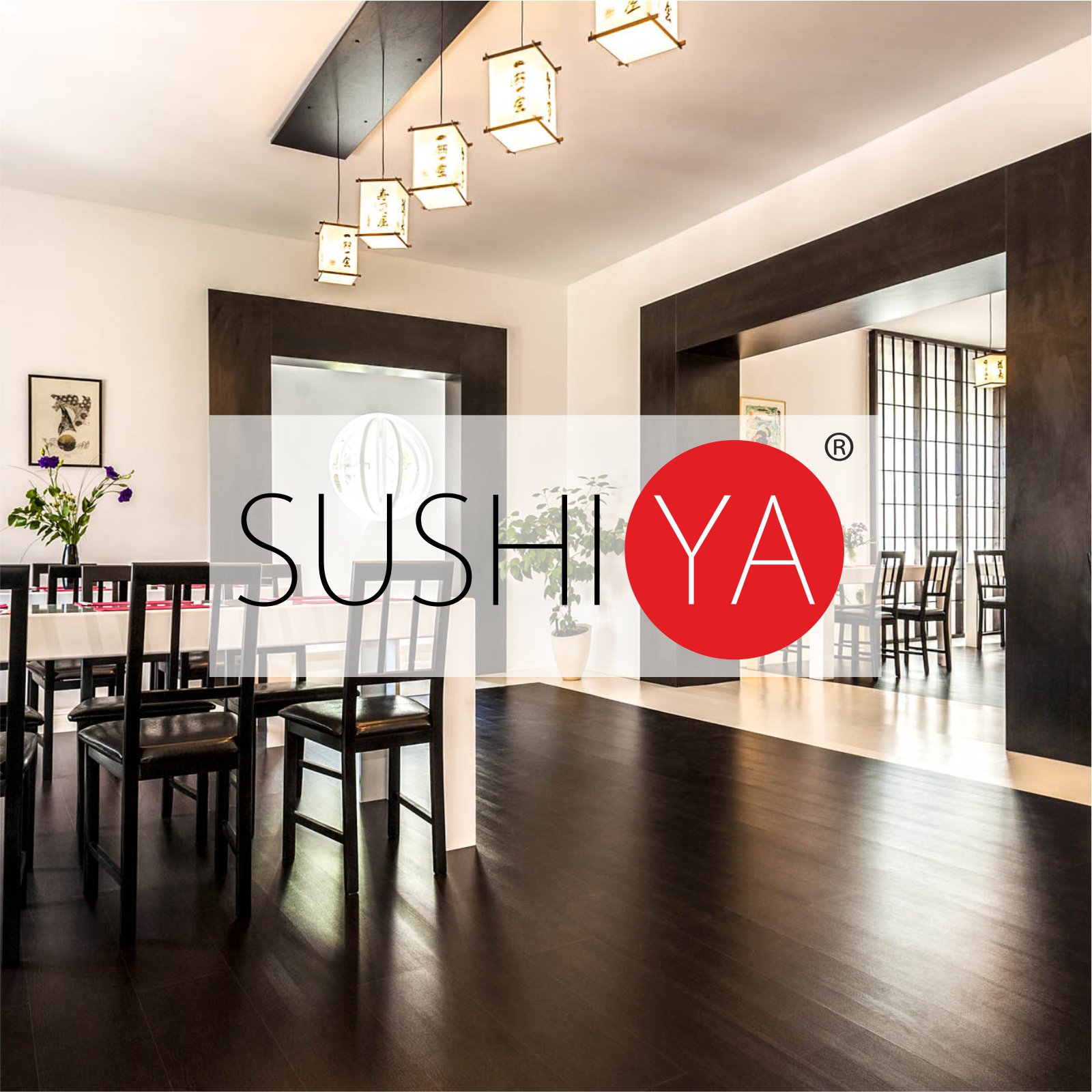 O-ZEN Design Portfolio Sushi Ya Restaurant dargestellt durch Innendesign und Maßarbeit Inneneinrichtung