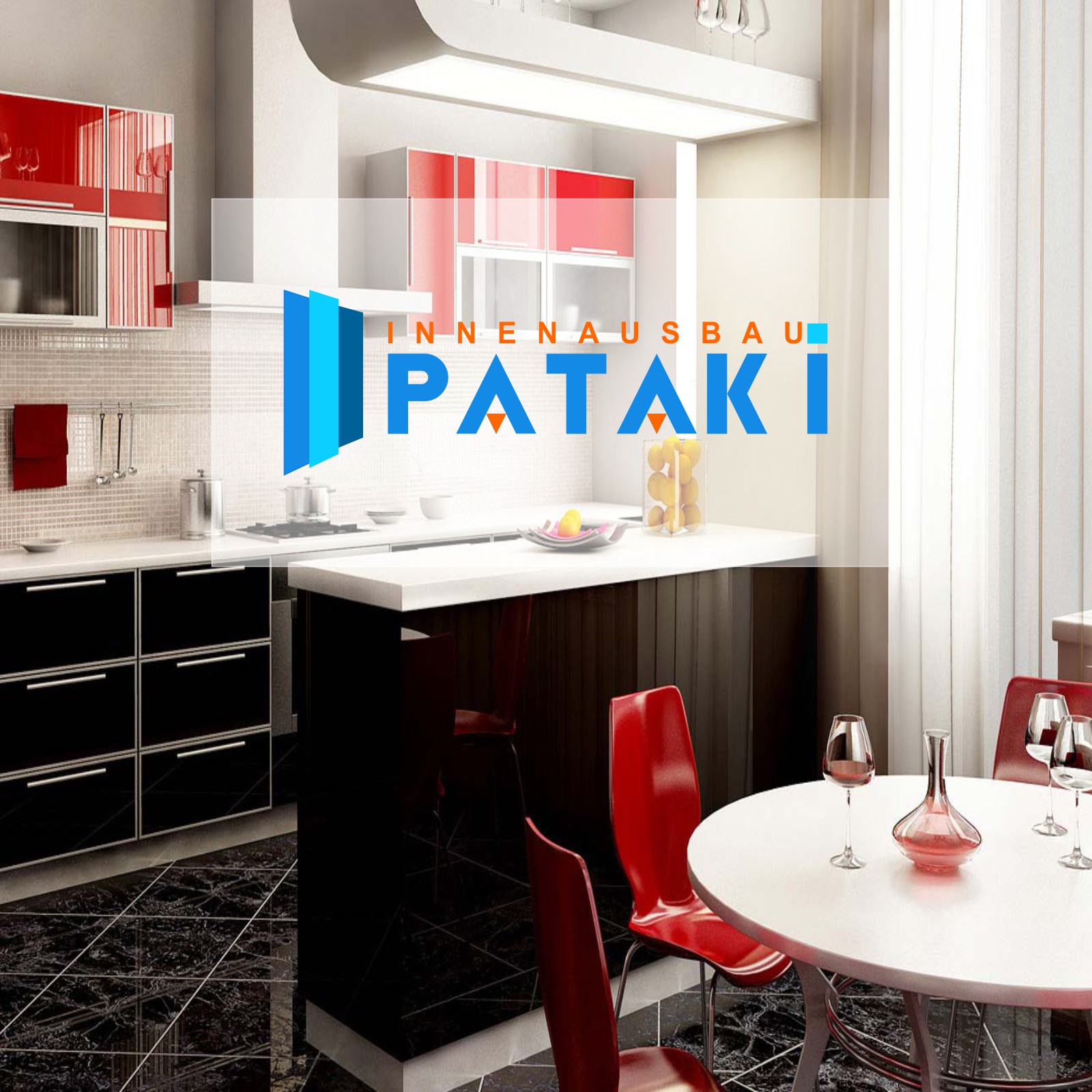 O-ZEN Portfolio Pataki Bau Design Einrichtung Küche mit Logo